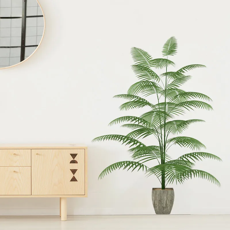 Waterproof Green Plant Pot Wall Sticker - Image 5