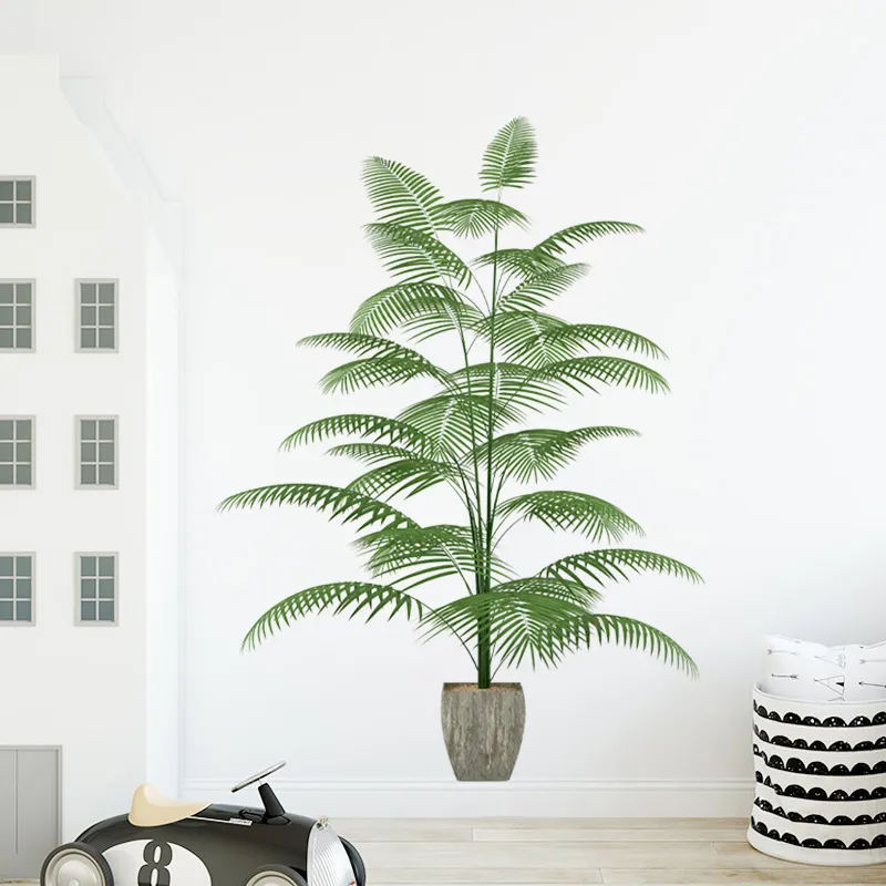Waterproof Green Plant Pot Wall Sticker - Image 7