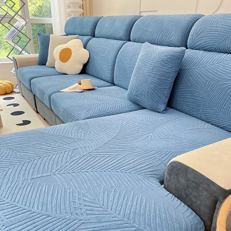 Waterproof Leaves Sofa Cover - Image 10