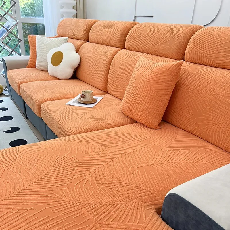 Waterproof Leaves Sofa Cover - Image 11