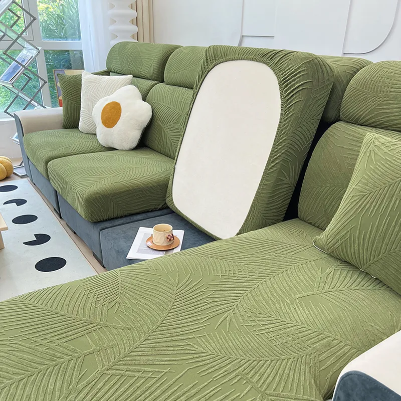 Waterproof Leaves Sofa Cover - Image 19