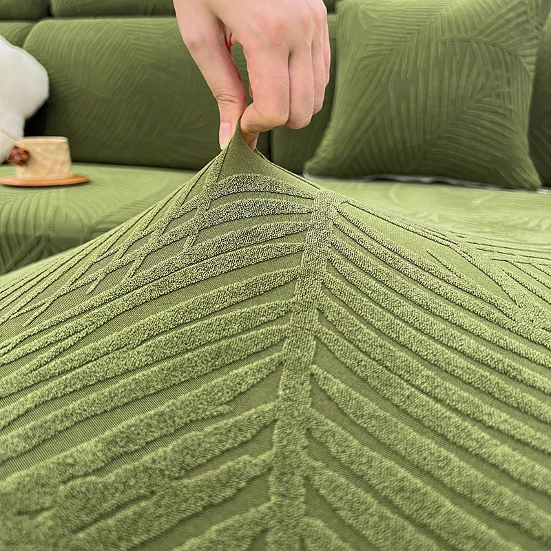 Waterproof Leaves Sofa Cover - Image 20