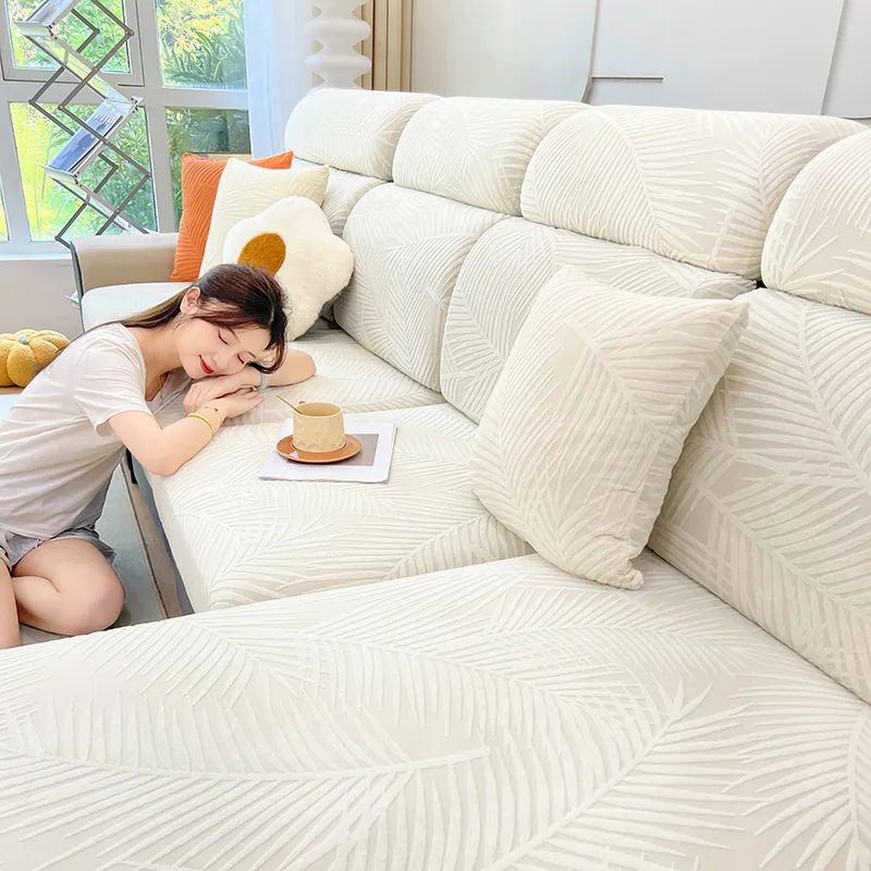 Waterproof Leaves Sofa Cover - Image 26