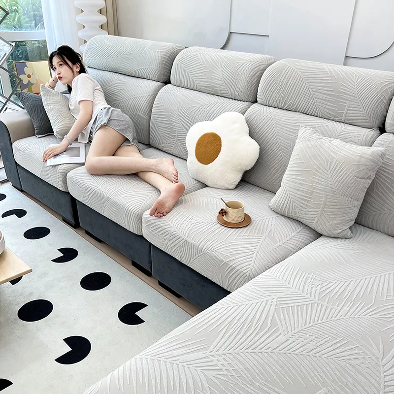 Waterproof Leaves Sofa Cover - Image 27