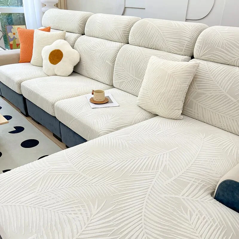 Waterproof Leaves Sofa Cover - Image 7