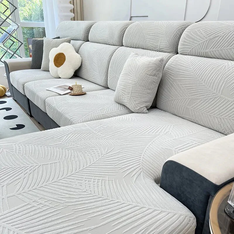Waterproof Leaves Sofa Cover - Image 8