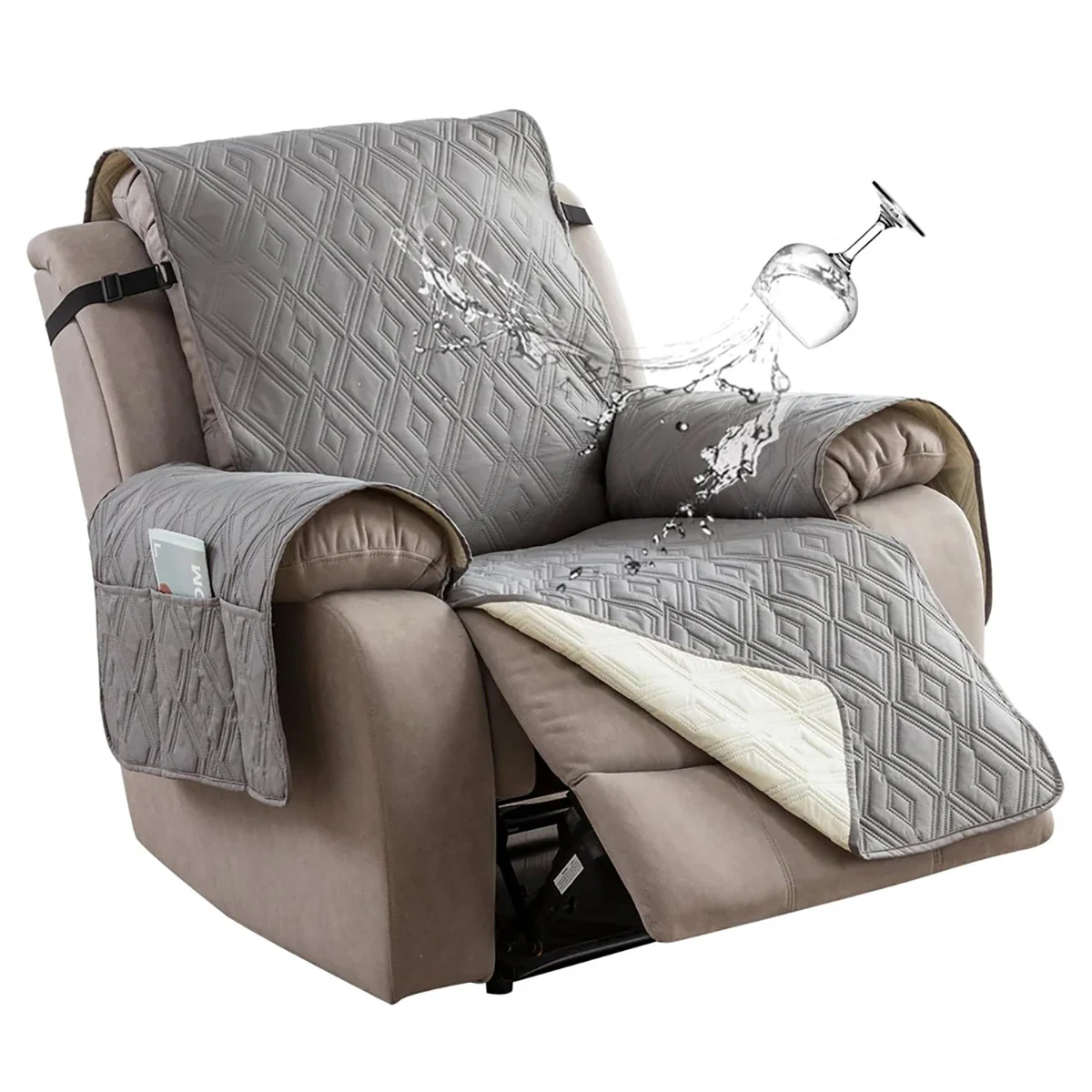Waterproof Recliner Chair Cover - Image 8