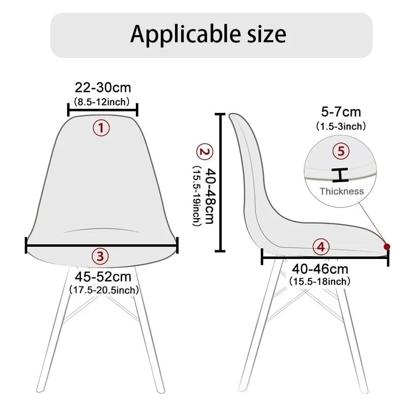 Waterproof Shell Chair Cover - Image 18