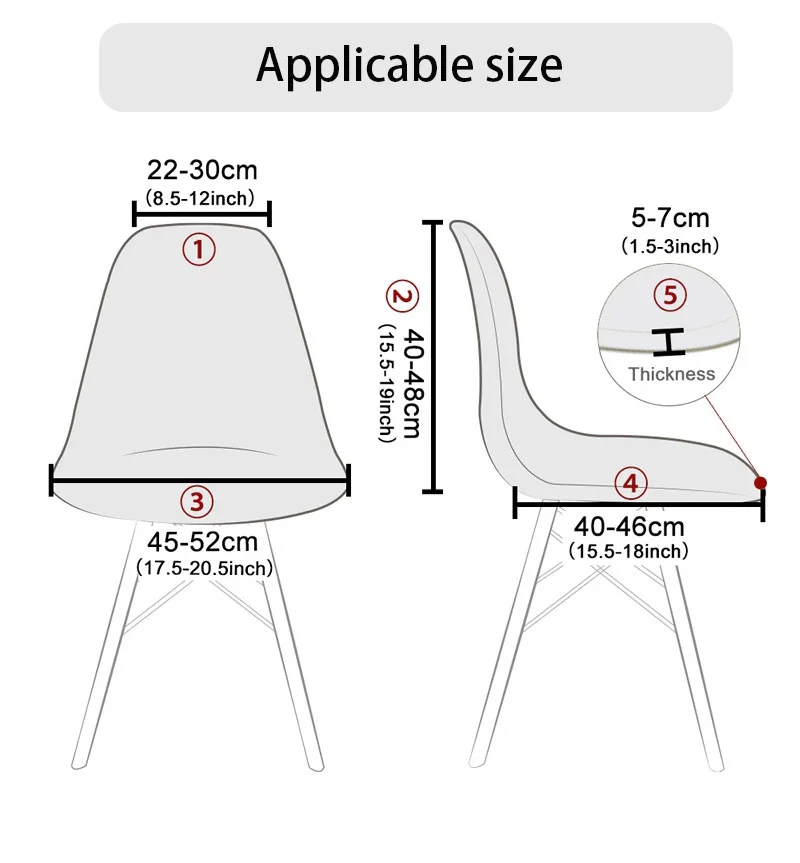 Waterproof Shell Chair Cover - Image 20