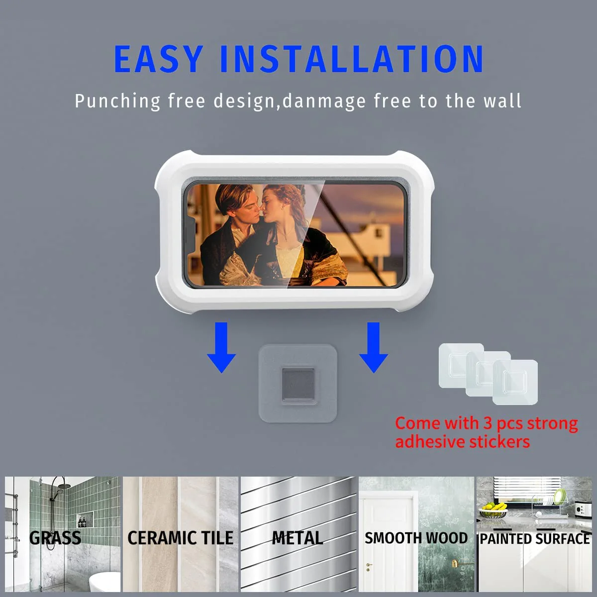 Waterproof Shower Phone Holder - Image 16