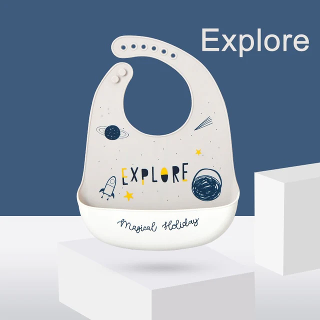 Waterproof Silicone Baby Bib - Image 10