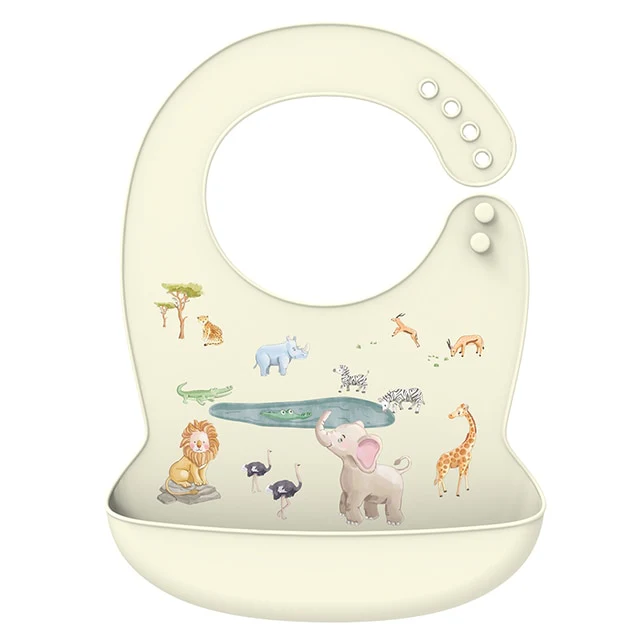 Waterproof Silicone Baby Bib - Image 11