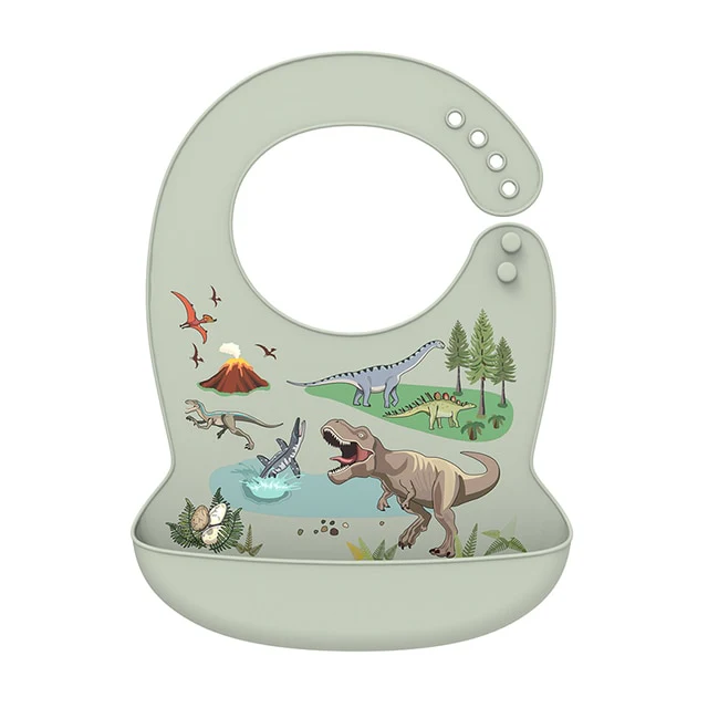 Waterproof Silicone Baby Bib - Image 2