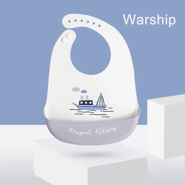Waterproof Silicone Baby Bib - Image 23