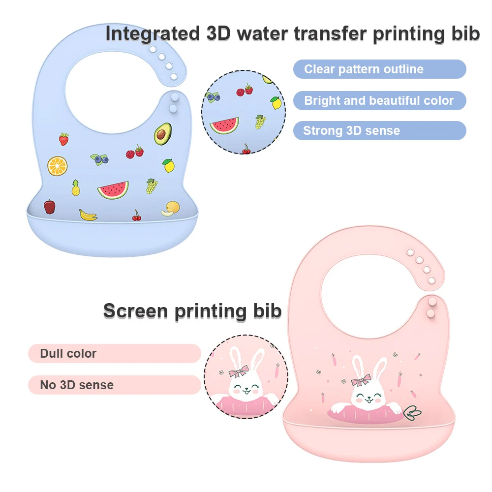Waterproof Silicone Baby Bib - Image 32