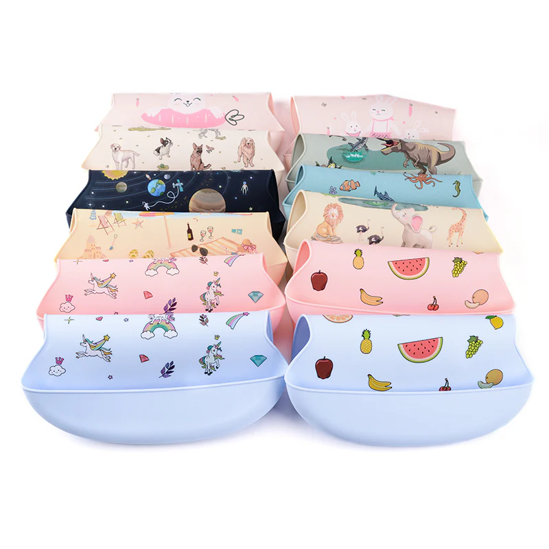 Waterproof Silicone Baby Bib - Image 36