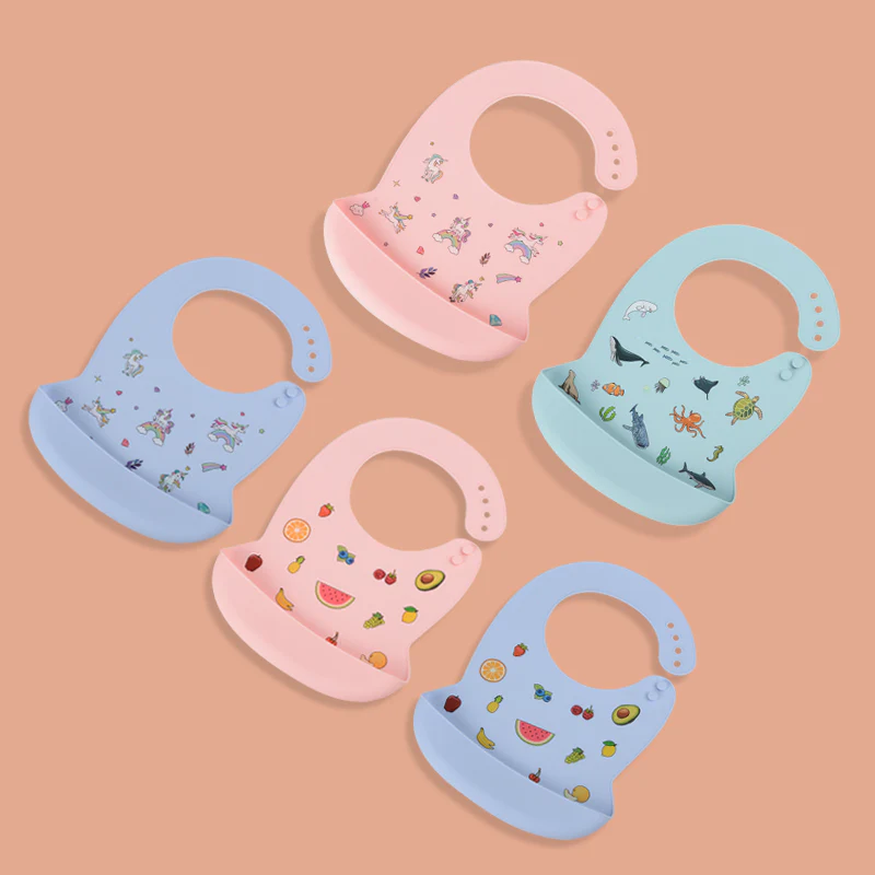 Waterproof Silicone Baby Bib - Image 39