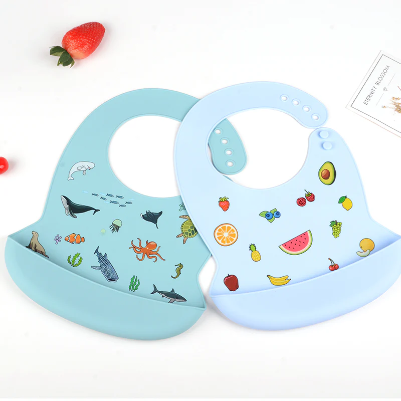 Waterproof Silicone Baby Bib - Image 40