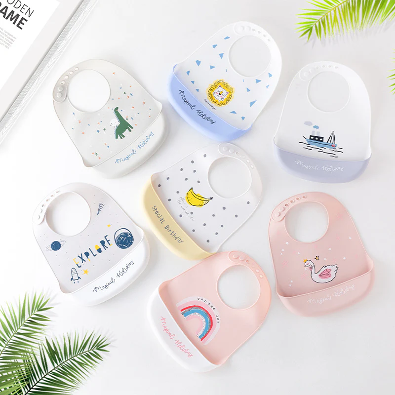 Waterproof Silicone Baby Bib - Image 44