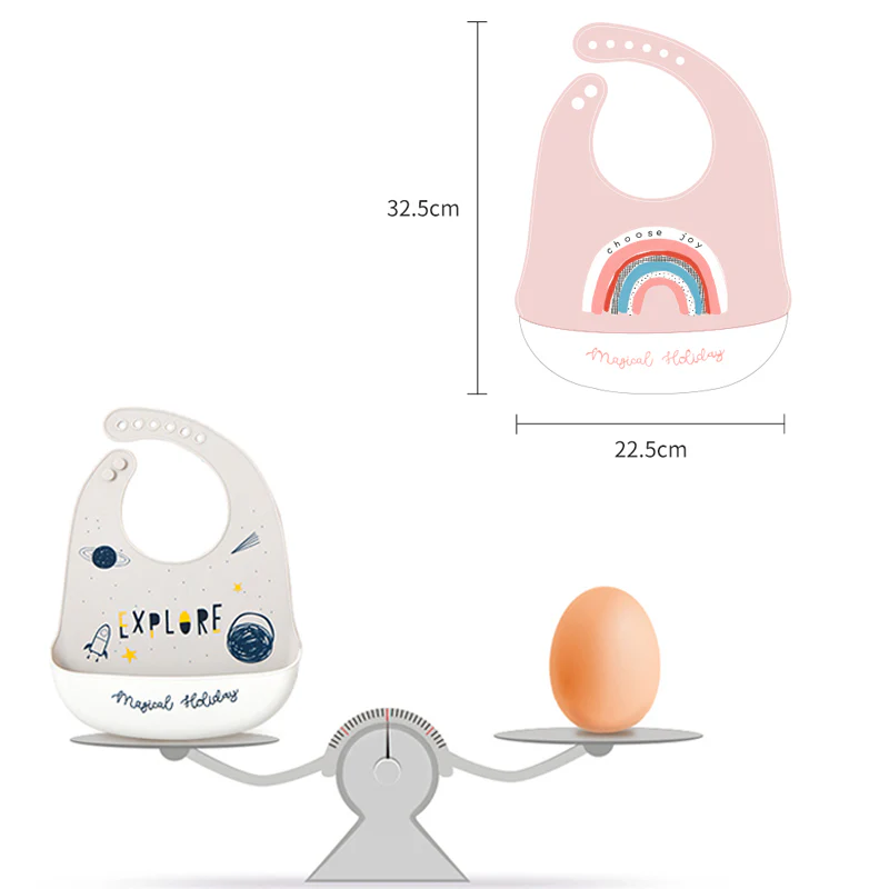 Waterproof Silicone Baby Bib - Image 45