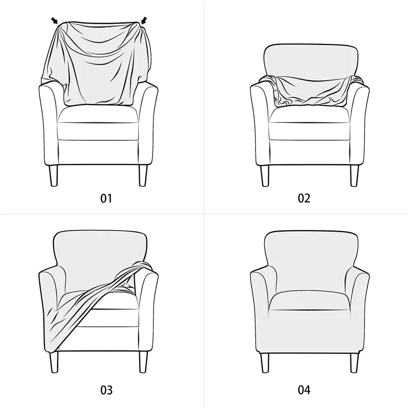 Waterproof Tub Chair Sofa Cover - Image 18