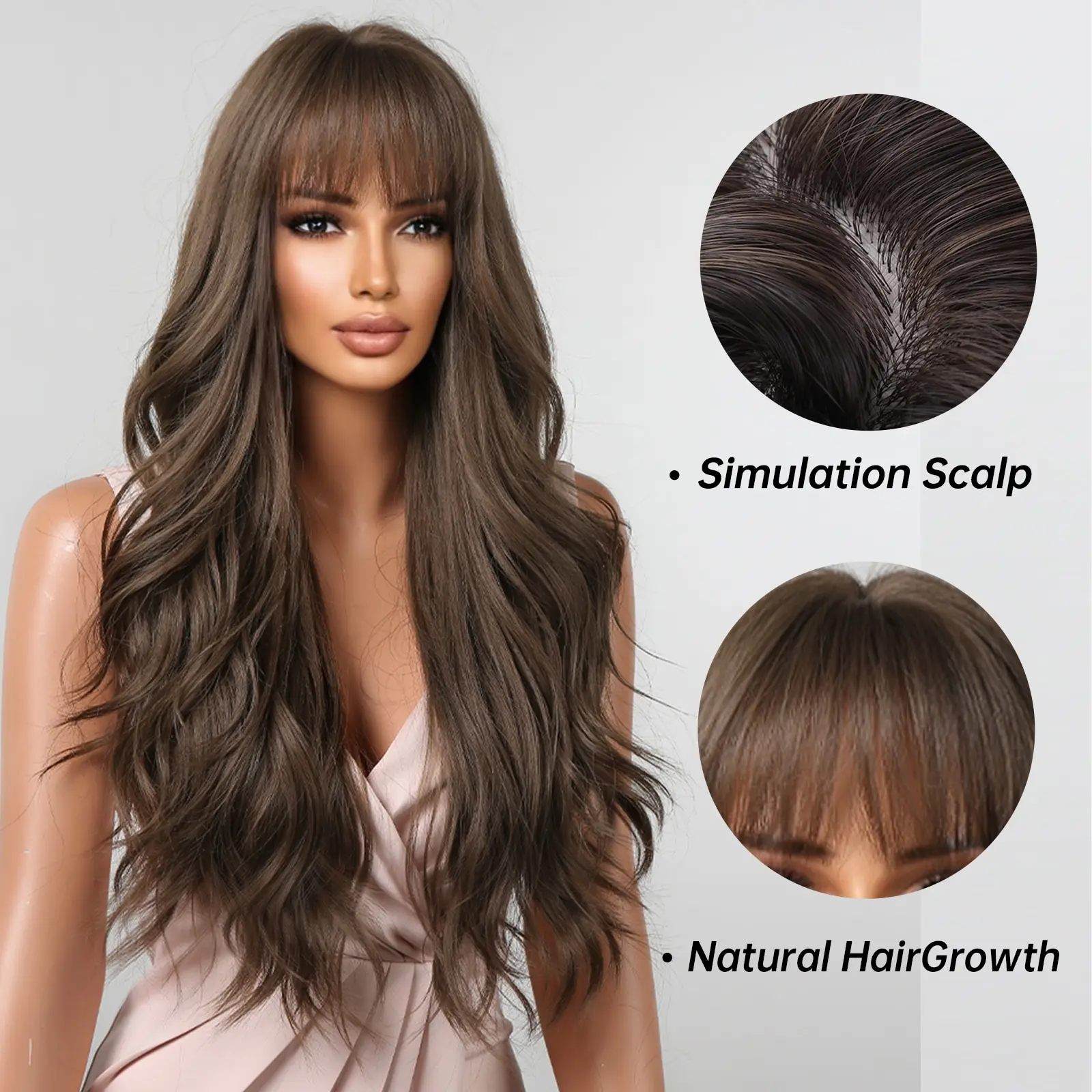 Wavy Long Hair Wig - Image 2