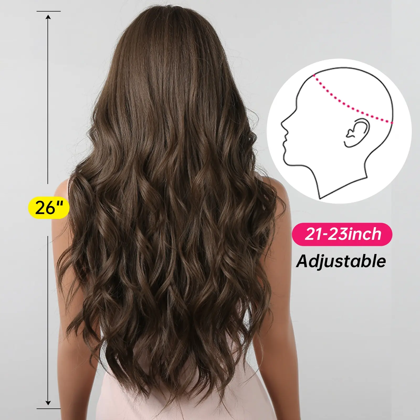 Wavy Long Hair Wig - Image 3