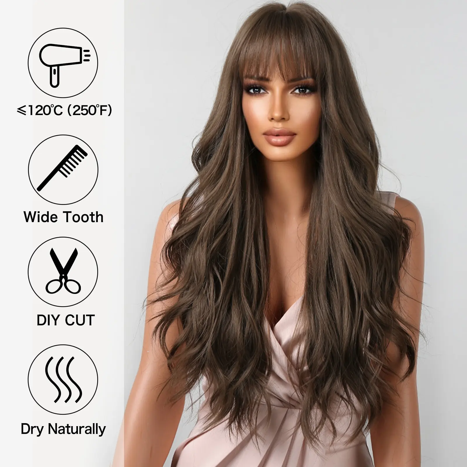 Wavy Long Hair Wig - Image 4