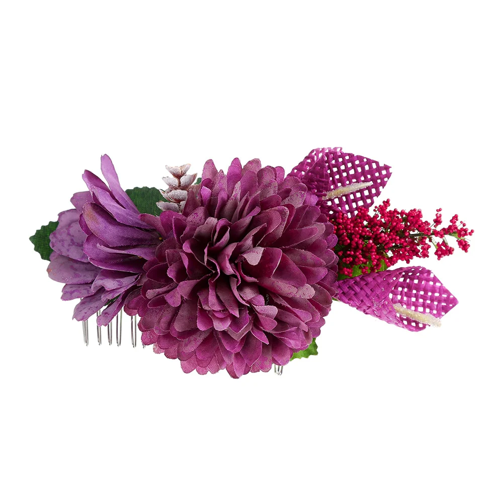 Wedding Flower Hair Comb Hairpin - Image 28