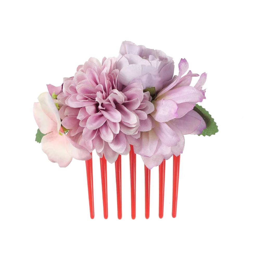 Wedding Flower Hair Comb Hairpin - Image 3