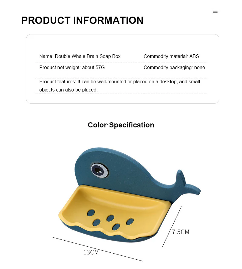 Whale Soap Holder - Image 20