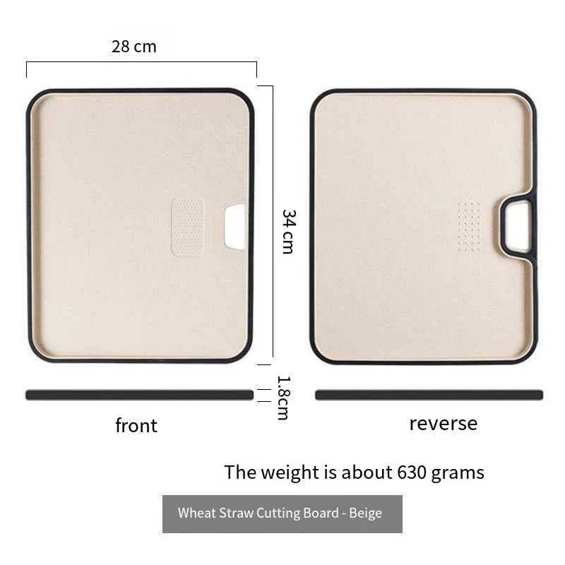Wheat Straw Cutting Board - Image 5