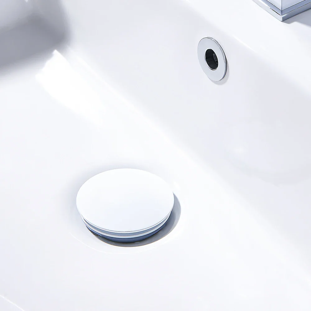 White Sink Drain Stopper - Image 3