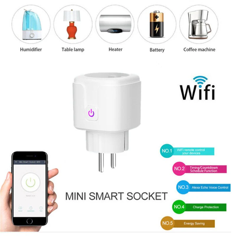 WiFi Smart Wireless Plug EU/US/UK Adaptor - Image 8