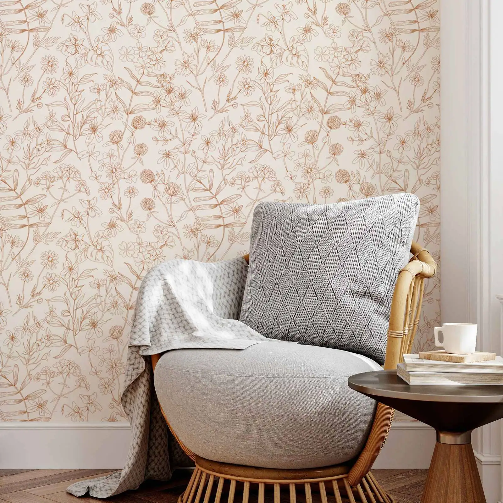 Wild Meadow Botanical Wallpaper - Image 5