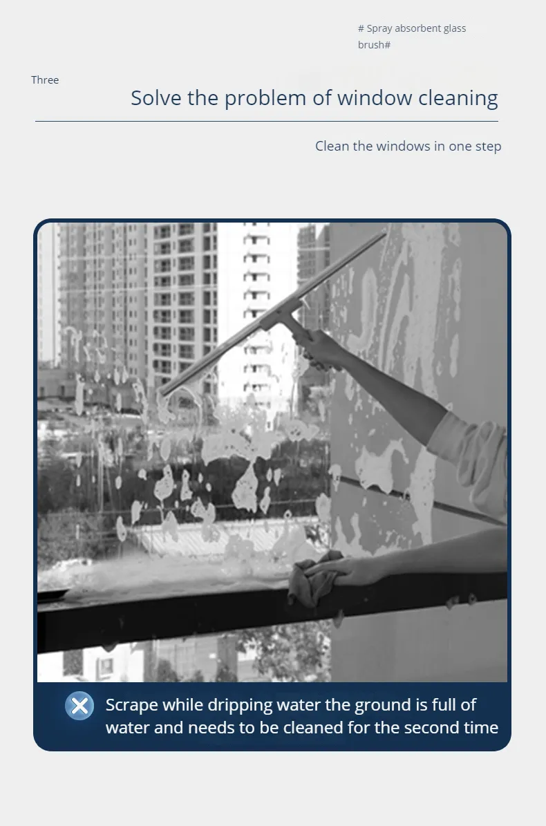 Window Water-Scraping Cleaning Tool - Image 13