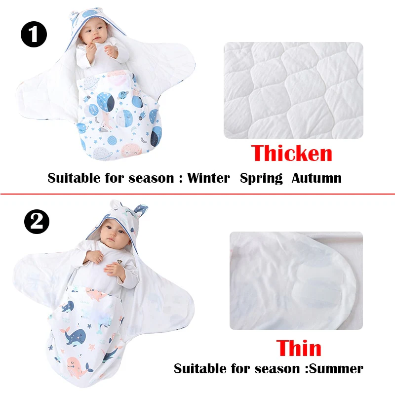 Winter/Summer Baby Wrap Blanket - Image 12