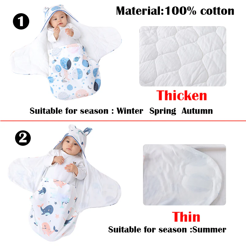 Winter/Summer Baby Wrap Blanket - Image 18