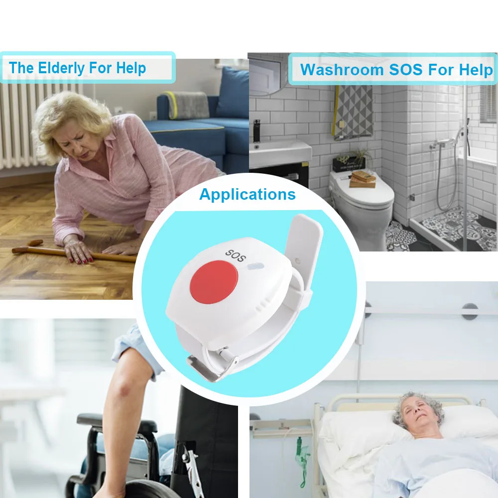 Wireless WiFi Elderly SOS Call Button - Image 2