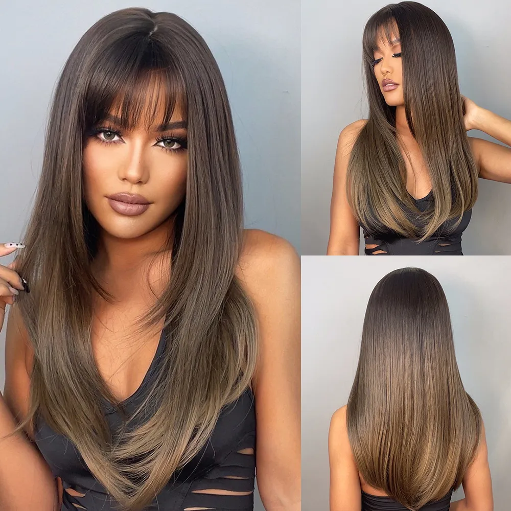 Women Long Straight Hair Wig - Image 15