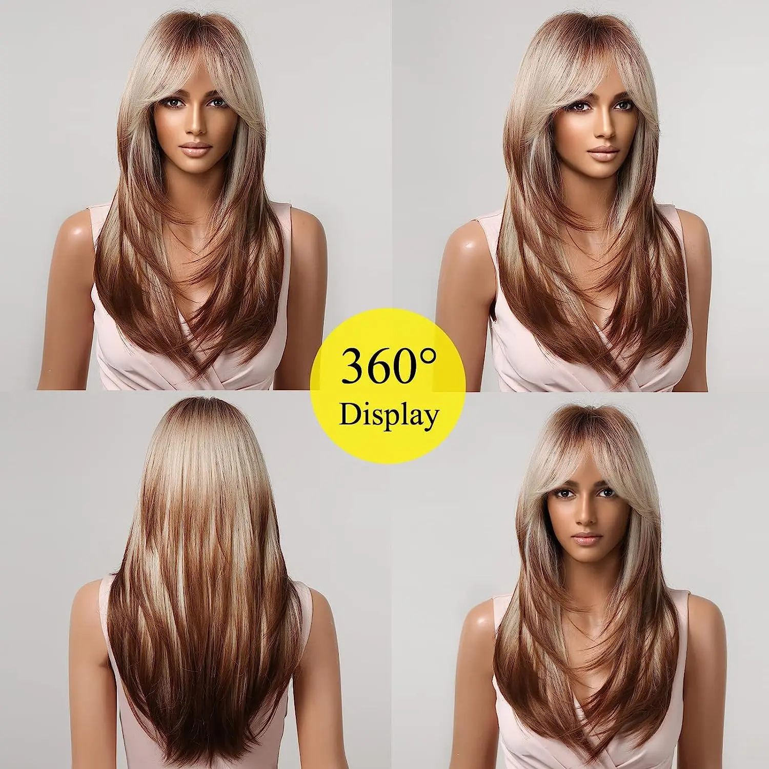 Women Long Straight Hair Wig - Image 2