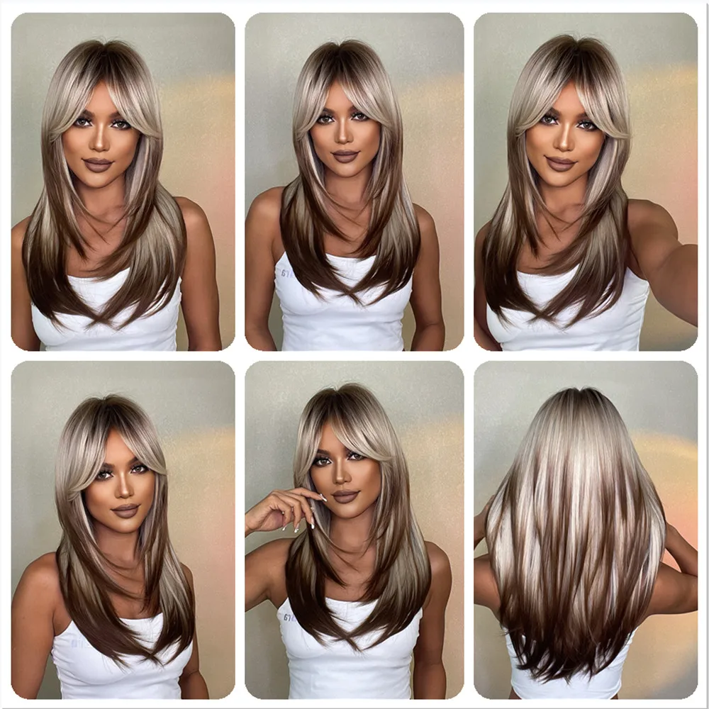 Women Long Straight Hair Wig - Image 5