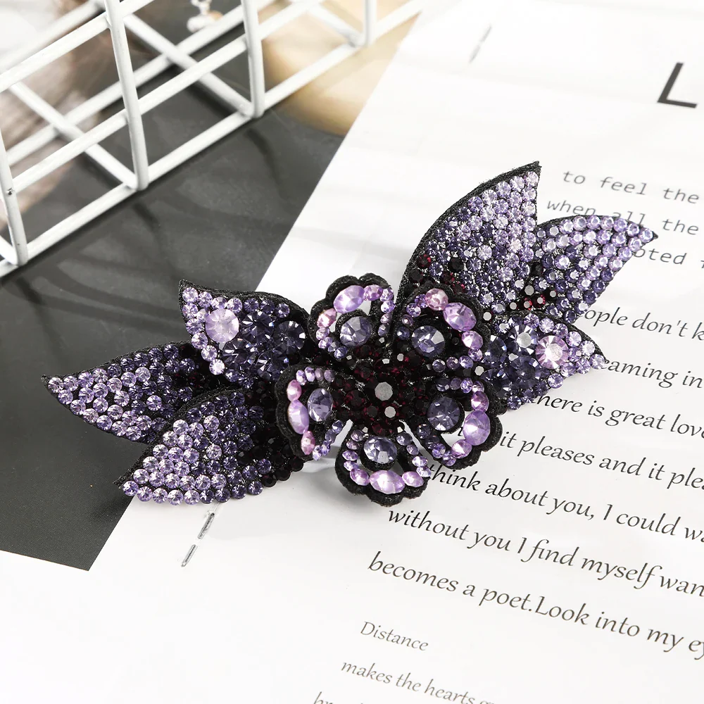Women Rhinestone Hair Clips - Image 13