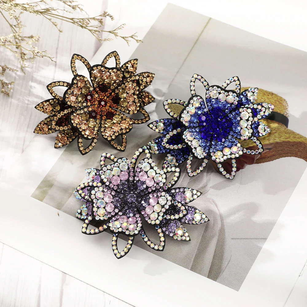 Women Rhinestone Hair Clips - Image 4