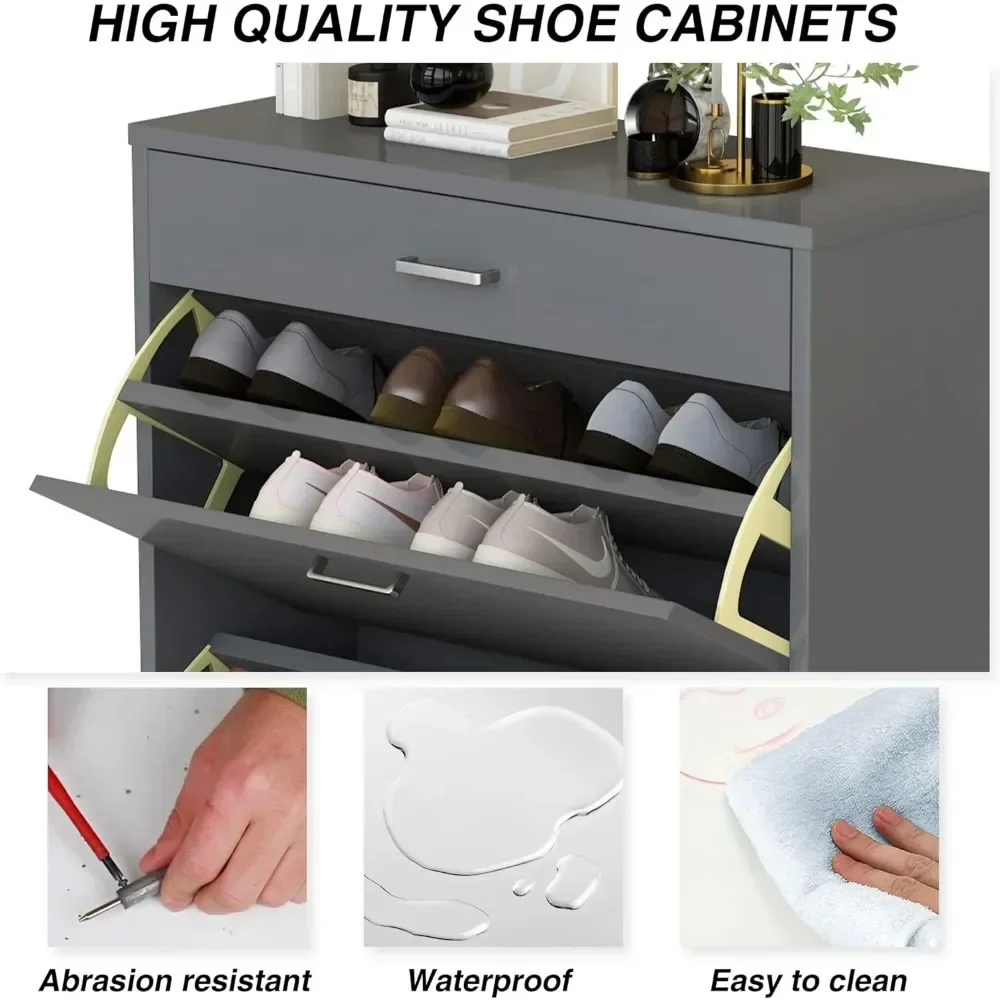 Wood Modern Shoes Rack - Image 6