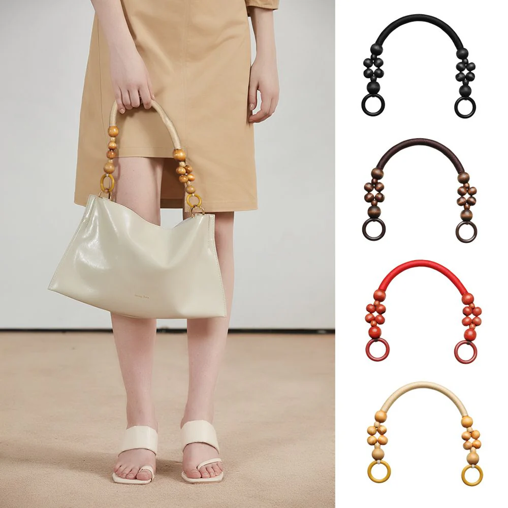 Wooden Bead Rope Bag Strap - Image 12
