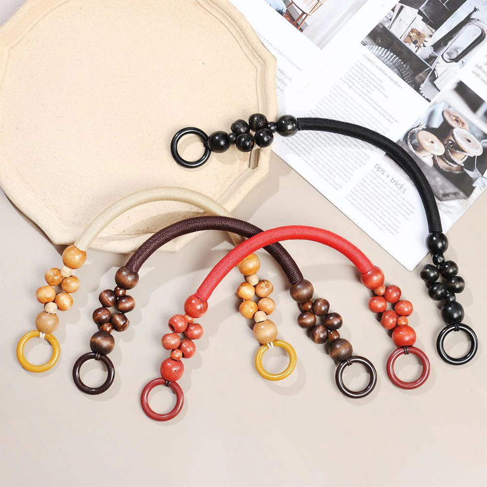 Wooden Bead Rope Bag Strap - Image 13