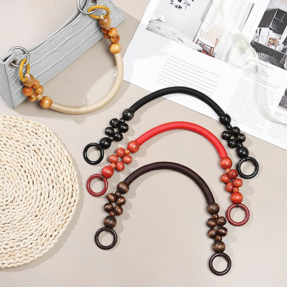 Wooden Bead Rope Bag Strap - Image 16