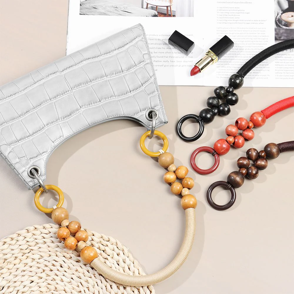 Wooden Bead Rope Bag Strap - Image 19
