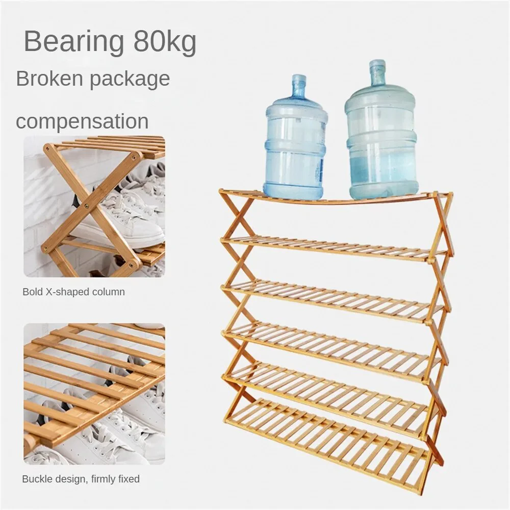 Wooden Foldable Shoe Rack - Image 4